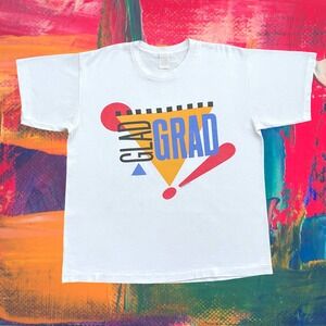 Vintage 90's Glad Grad Hallmark Cards shirt size Large Fits Medium